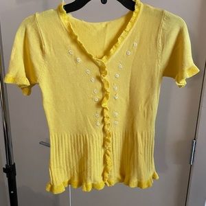 Classic yellow summer top #frenchstyle #vintage